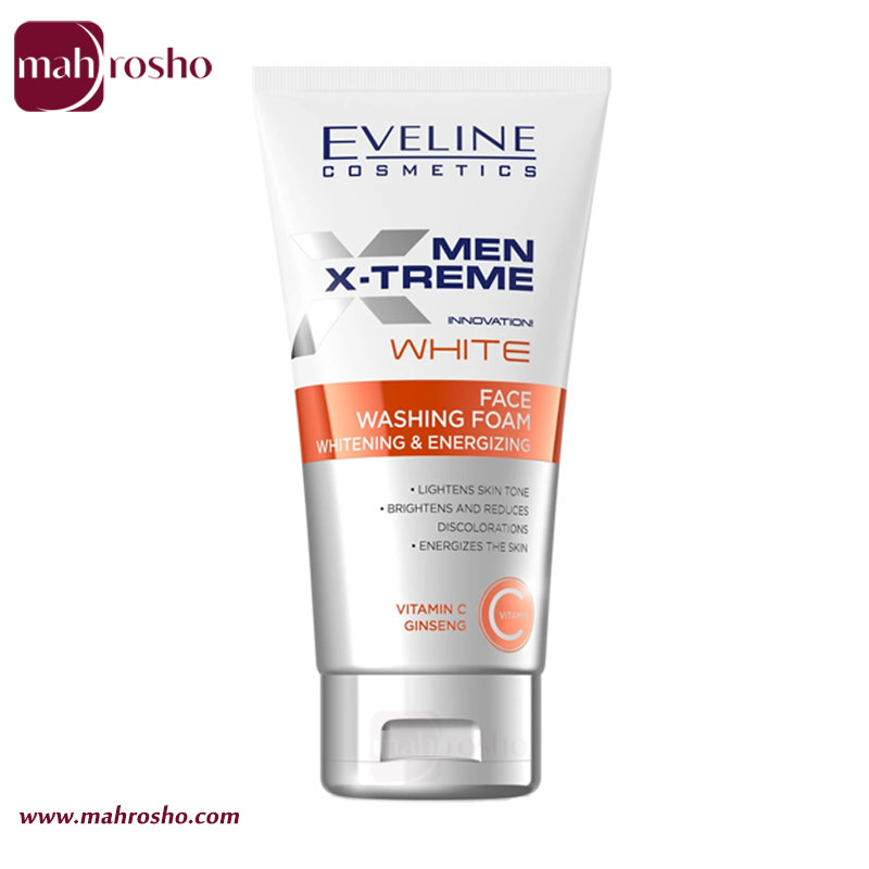Eveline Men X-Treme Face Washing Foam Whitening and Energizing  5903416034834 mahrosho
