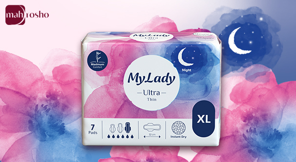 My Lady Ultra Thin sanitary napkins Silky Soft Size Extra Large XL 7pcs mahrosho