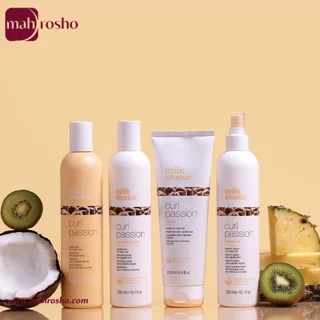 شامپو موهای فر و مجعد میلک شیک مدل Curl Passion بدون سولفات فروشگاه مه روشو