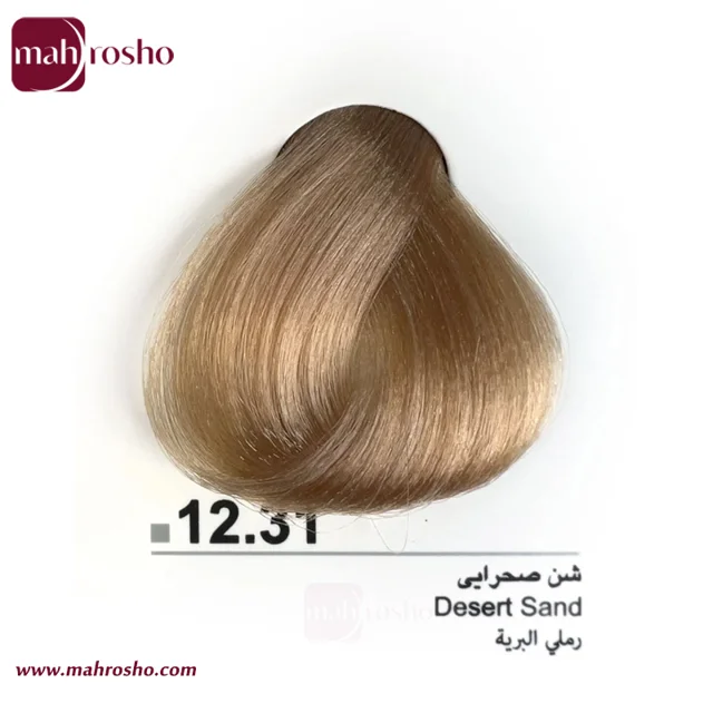 رنگ مو دوماسی گروه شنی رنگ شنی صحرایی شماره 12.31 حجم 120 میلی لیتر