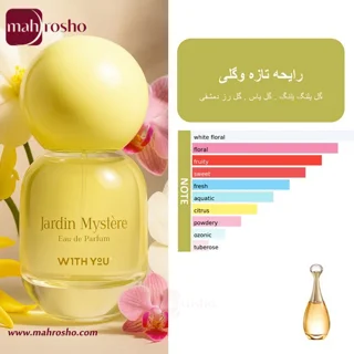 عطر جیبی زنانه جاردین میستر ویت یو مدل ادوپرفیوم حجم 20 میلی لیتر