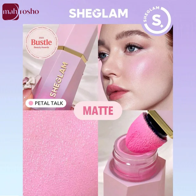 رژگونه مایع شیگلم مدل Color Bloom Liquid Blush رنگ Petal Talk حجم 5.2 میلی لیتر