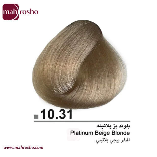 رنگ مو دوماسی گروه بژ رنگ بلوند بژ پلاتینه شماره 10.31 حجم 120 میلی لیتر
