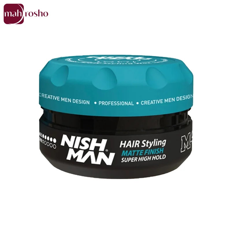 Nishman Matte Finish Hair Styling Wax Super High Hold M4