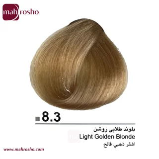 رنگ مو دوماسی گروه طلایی رنگ بلوند طلایی روشن شماره 8.3 حجم 120 میلی لیتر