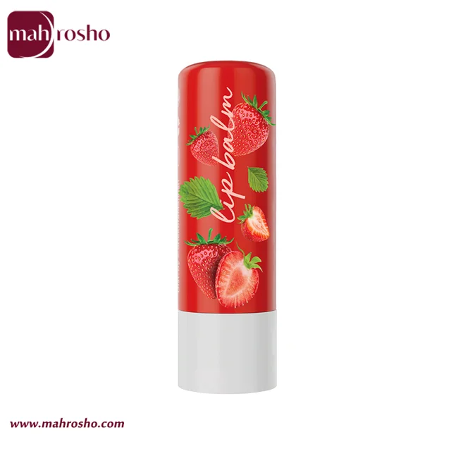 بالم نرم کننده لب رنگی بیول مدل توت فرنگی با SPF 15 وزن 4 گرم