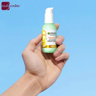 کرم سرم روشن کننده 2 در 1 ویتامین سی گارنیر مدل Brightening دارای SPF25 حجم 50 میلی لیتر