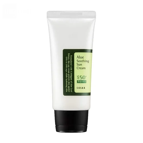 کرم ضد آفتاب تسکین دهنده آلوئه ورا کوزارکس با SPF50 حجم 50 میلی لیتر