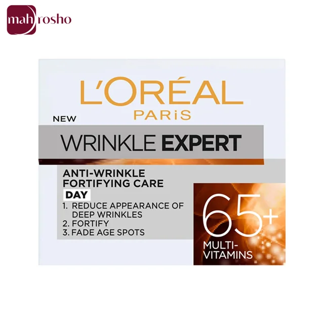 کرم روز ضد چروک مولتی ویتامین لورال مدل Wrinkle Expert +65 حجم 50 میلی لیتر