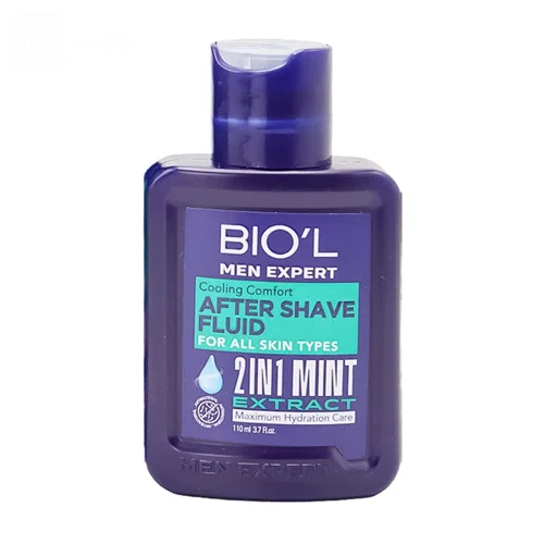 افتر شیو خنک کننده بیول حاوی مینت مناسب برای انواع پوست حجم 110 میلی لیتر