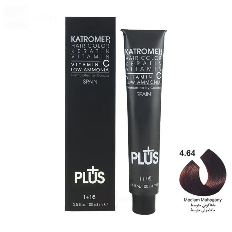 رنگ مو کاترومر گروه ماهاگونی رنگ ماهاگونی متوسط شماره 4.64 حجم 100 میلی لیتر