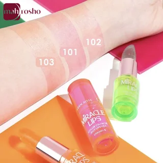 رژلب ژله‌ای حرارتی گلدن رز مدل MIRACLE LIPS در 3 رنگ وزن 3.7 گرم