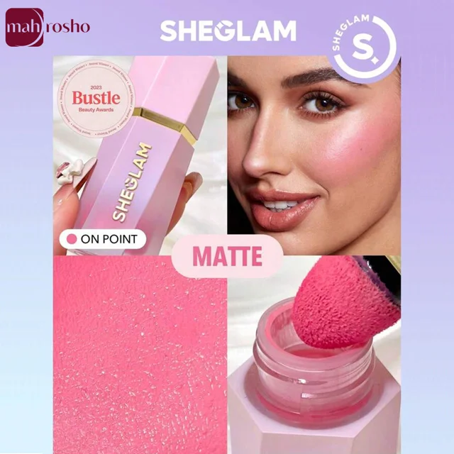 رژگونه مایع شیگلم مدل Color Bloom Liquid Blush رنگ One Point حجم 5.2 میلی لیتر