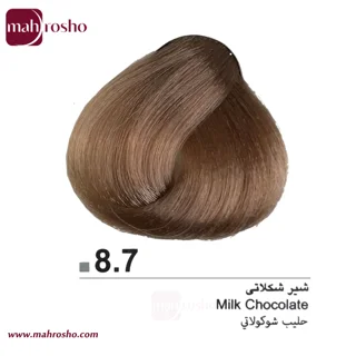 رنگ مو دوماسی گروه شکلاتی رنگ شیر شکلاتی شماره 8.7 حجم 120 میلی لیتر