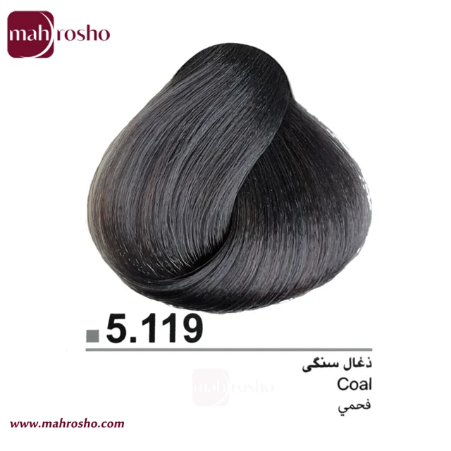 رنگ مو دوماسی گروه ترندی رنگ ذغال سنگی شماره 5.119 حجم 120 میلی لیتر