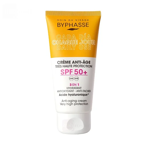 کرم ضد آفتاب جوانساز و ضد لک بایفاس +SPF50 حجم 50 میلی لیتر