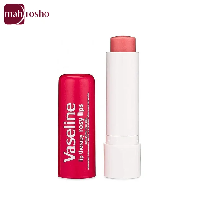 بالم لب استیکی وازلین مدل ROSY LIPS وزن 4.8 گرم