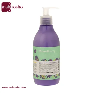 کرم پمپی آبرسان و مرطوب کننده دست و صورت هندولوژی حاوی شی باتر و ویتامین E رایحه میکس بری حجم 375 م