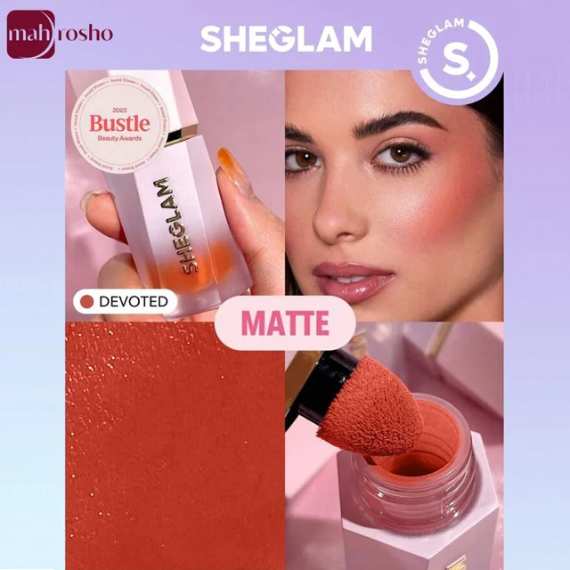 رژگونه مایع شیگلم مدل Color Bloom Liquid Blush رنگ Devoted حجم 5.2 میلی لیتر