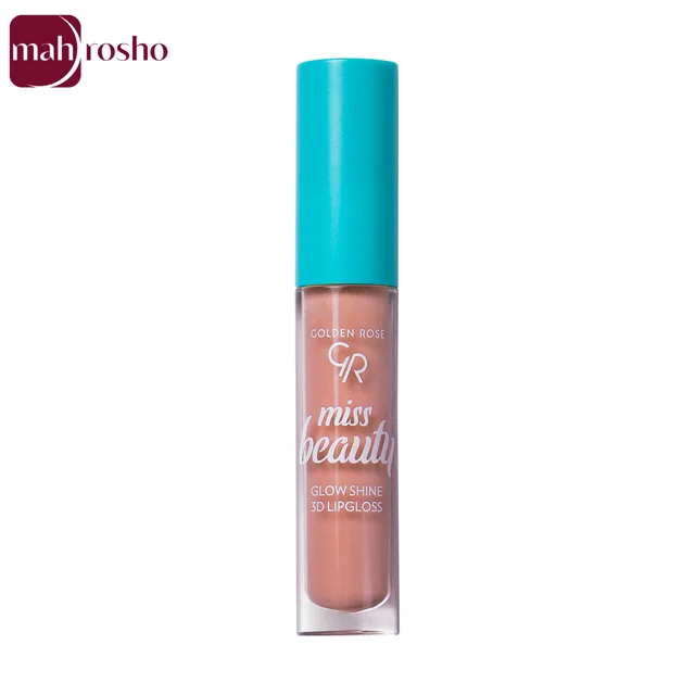 لیپ گلاس میس بیوتی گلدن رز مدل Glow Shine 3D در 4 رنگ حجم 4.5 میلی لیتر