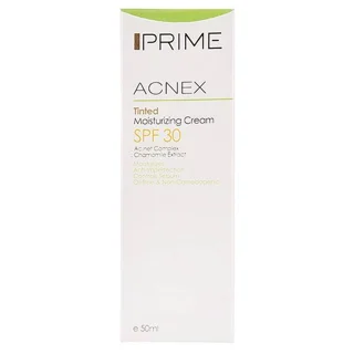 کرم ضدآفتاب مرطوب کننده رنگی پرایم مدل Acnex با SPF30 حجم 50 میلی لیتر