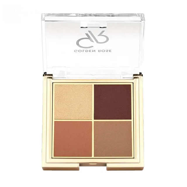 پالت سایه چشم 4 رنگ گلدن رز مدل QUATTRO رنگ Sunset Date شماره 06 وزن 4x2.2 گرم