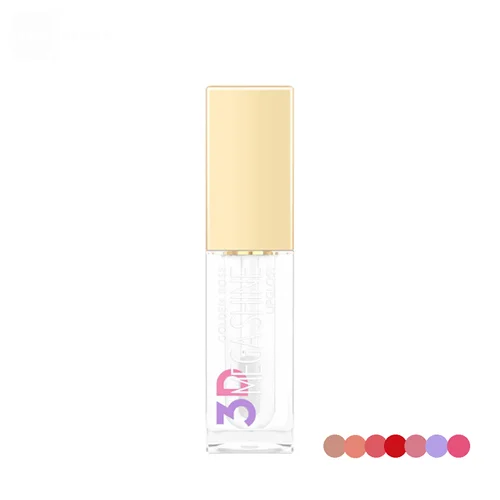 لیپ گلاس گلدن رز مدل Mega Shine 3D در 22 رنگ حجم 5.2 میلی لیتر