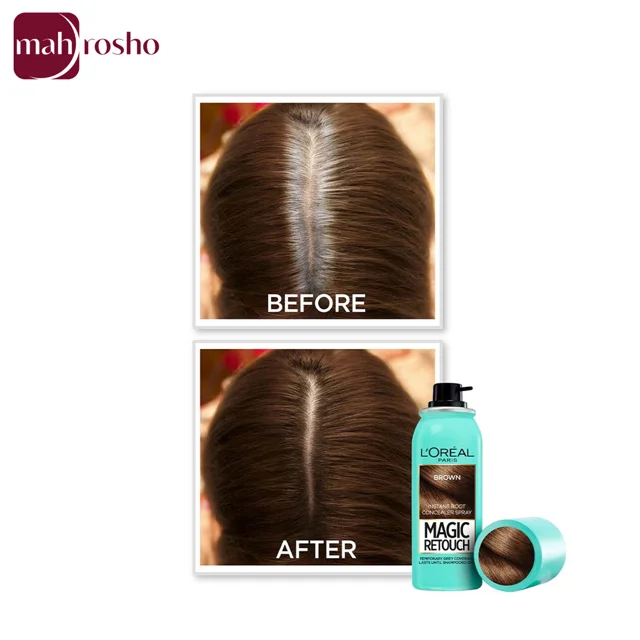 اسپری کانسیلر ریشه لورال مدل MAGIC RETOUCH حجم 75 میلی لیتر در 3 رنگ