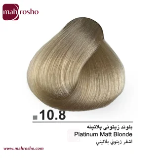 رنگ مو دوماسی گروه زیتونی رنگ بلوند زیتونی پلاتینه شماره 10.8 حجم 120 میلی لیتر