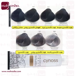 رنگ مو سینوس گروه خاکستری