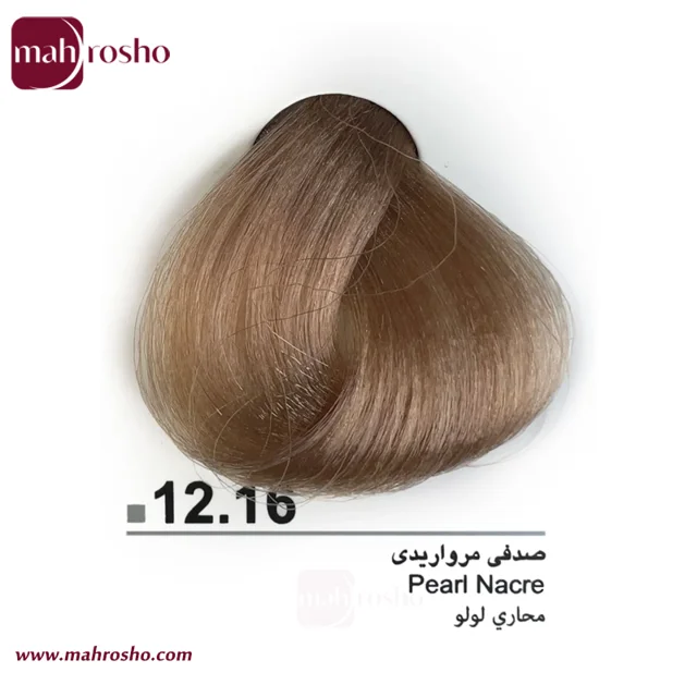 رنگ مو دوماسی گروه اکسترا لایت رنگ صدفی مرواریدی شماره 12.16 حجم 120 میلی لیتر