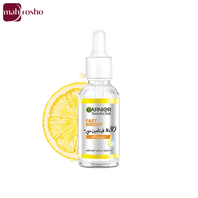 سرم تقویت کننده و روشن کننده فوری گارنیر مدل 30x Vitamin C حجم 15 میلی لیتر