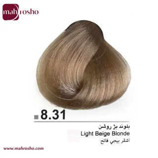 رنگ مو دوماسی گروه بژ رنگ بلوند بژ روشن شماره 8.31 حجم 120 میلی لیتر