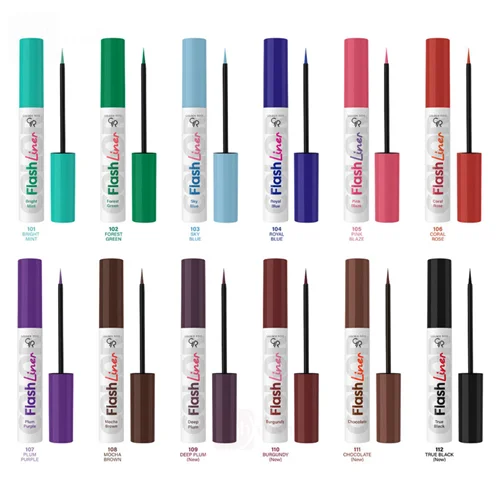 خط چشم رنگی فلش لاینر گلدن رز