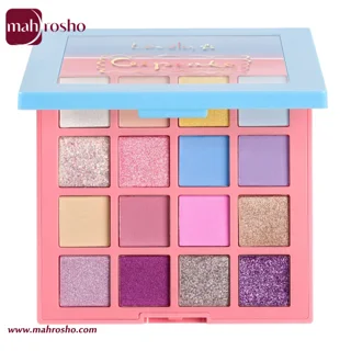 پالت ساه چشم 16 رنگ لاولی مدل Cupcake