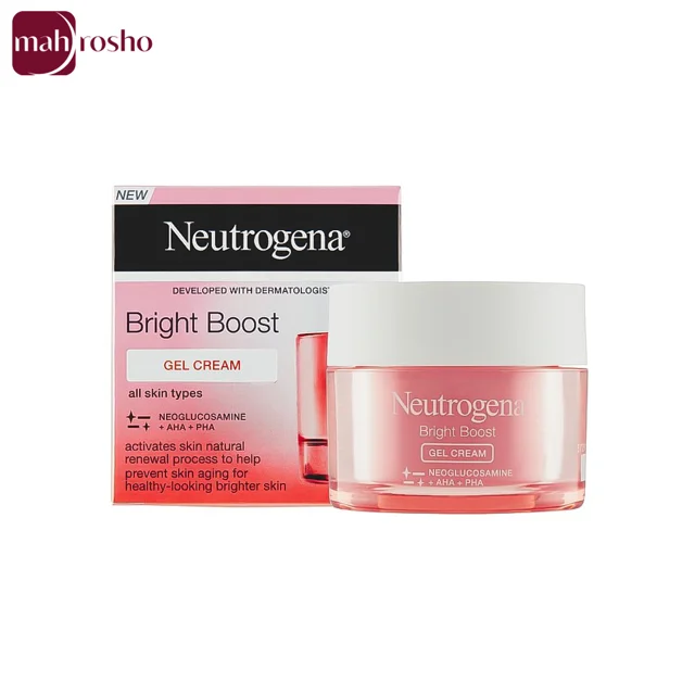 ژل کرم ضد پیری و روشن کننده نوتروژینا مدل Bright Boost حجم 50 میلی لیتر
