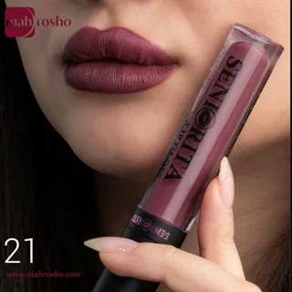 رژلب مایع مات سنیوریتا شماره 12