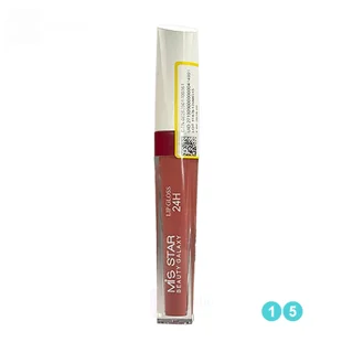 رژلب مایع 24 ساعته میس استار شماره 15