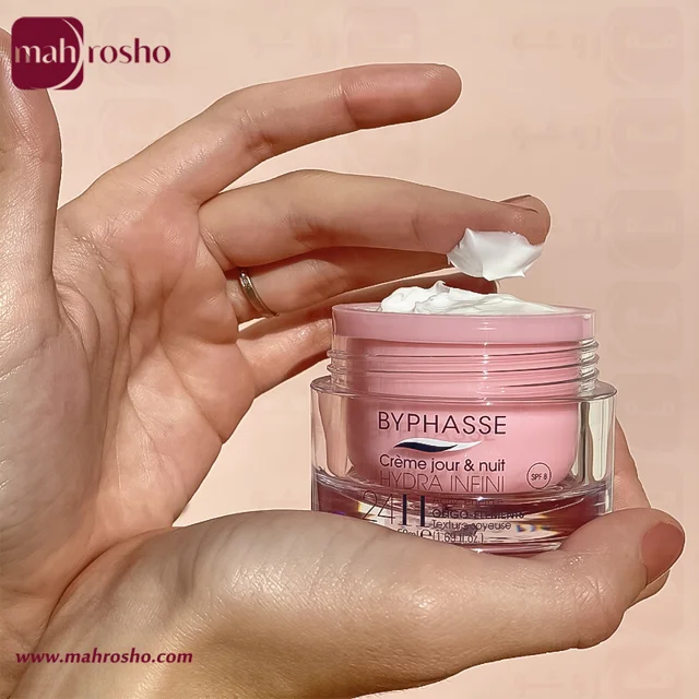 کرم روز و شب مرطوب کننده و آبرسان 24 ساعته بایفاس حجم 60 میلی لیتر