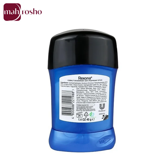 استیک ضد تعریق مردانه رکسونا مدل COBALT حجم 40 گرم