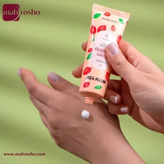 کرم مرطوب کننده دست میوه گل رز و ویتامین سی ویت یو حجم 50 میلی لیتر