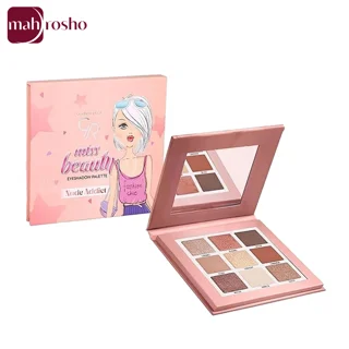 پالت سایه چشم میس بیوتی گلدن رز مدل Nude Addict وزن 11.7 گرم