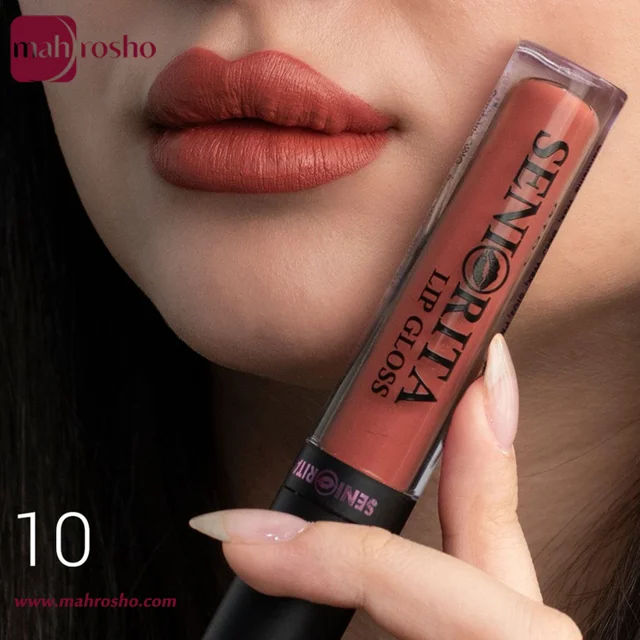 رژلب مایع مات سنیوریتا شماره 10