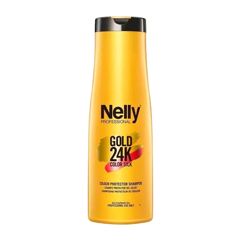 شامپو تثبیت کننده رنگ مو نلی | Nelly Professional Gold Color Silk Shampoo
