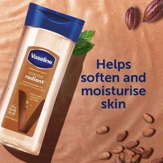 Vaseline Cocoa Radiant Vitalizing Body Gel Oil For Healthy Glowing Skin mahrosho